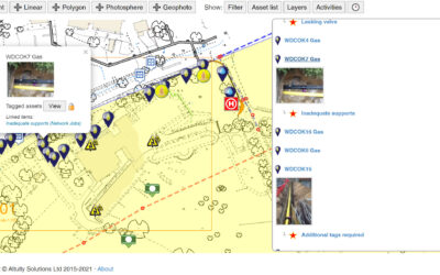 Locating and recording utility services for facilities managers